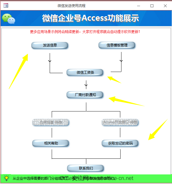 Access微信平台相关产品-您与移动端，只差一步